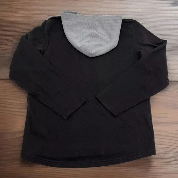 Pittsburgh Steelers Hoodie Men’s L Black Gray 2-tone  NFL Pullover‎ Sweatshirt - Picture 2 of 7